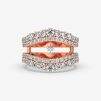 Ring Guards & Spacers Moissanite Wedding Band, Enhancer Diamond Ring