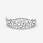 diamond half eternity band