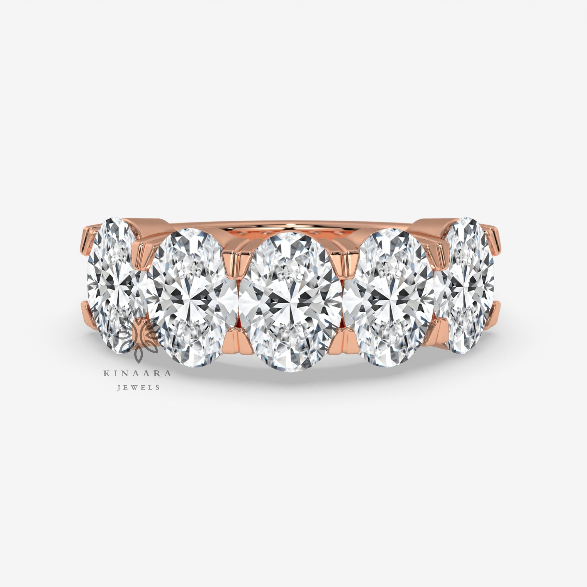 oval cut lab created diamond ring