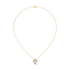 2 CT Princess Cut Diamond Bezel Set Necklace