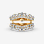 Ring Guards & Spacers Moissanite Wedding Band, Enhancer Diamond Ring