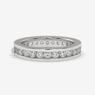 channel set diamond band