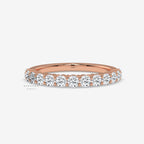 Round Lab Grown Diamond Full Eternity Wedding Band