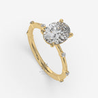 oval cut lab grown diamond
1