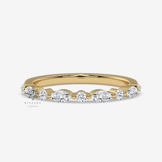 half eternity wedding band