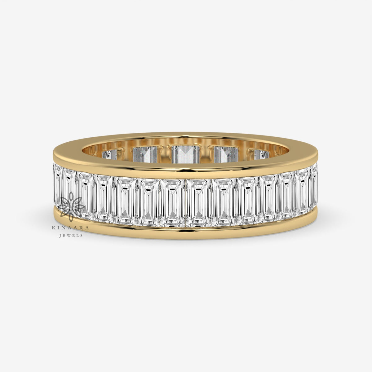 moissanite full eternity band