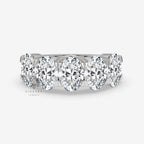lab diamond oval engagement ring