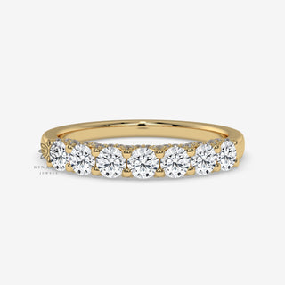 half eternity wedding band