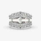 Ring Guards & Spacers Moissanite Wedding Band, Enhancer Diamond Ring
