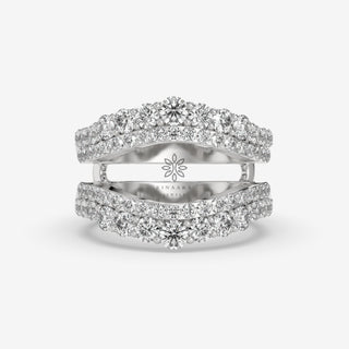 Ring Guards & Spacers Moissanite Wedding Band, Enhancer Diamond Ring