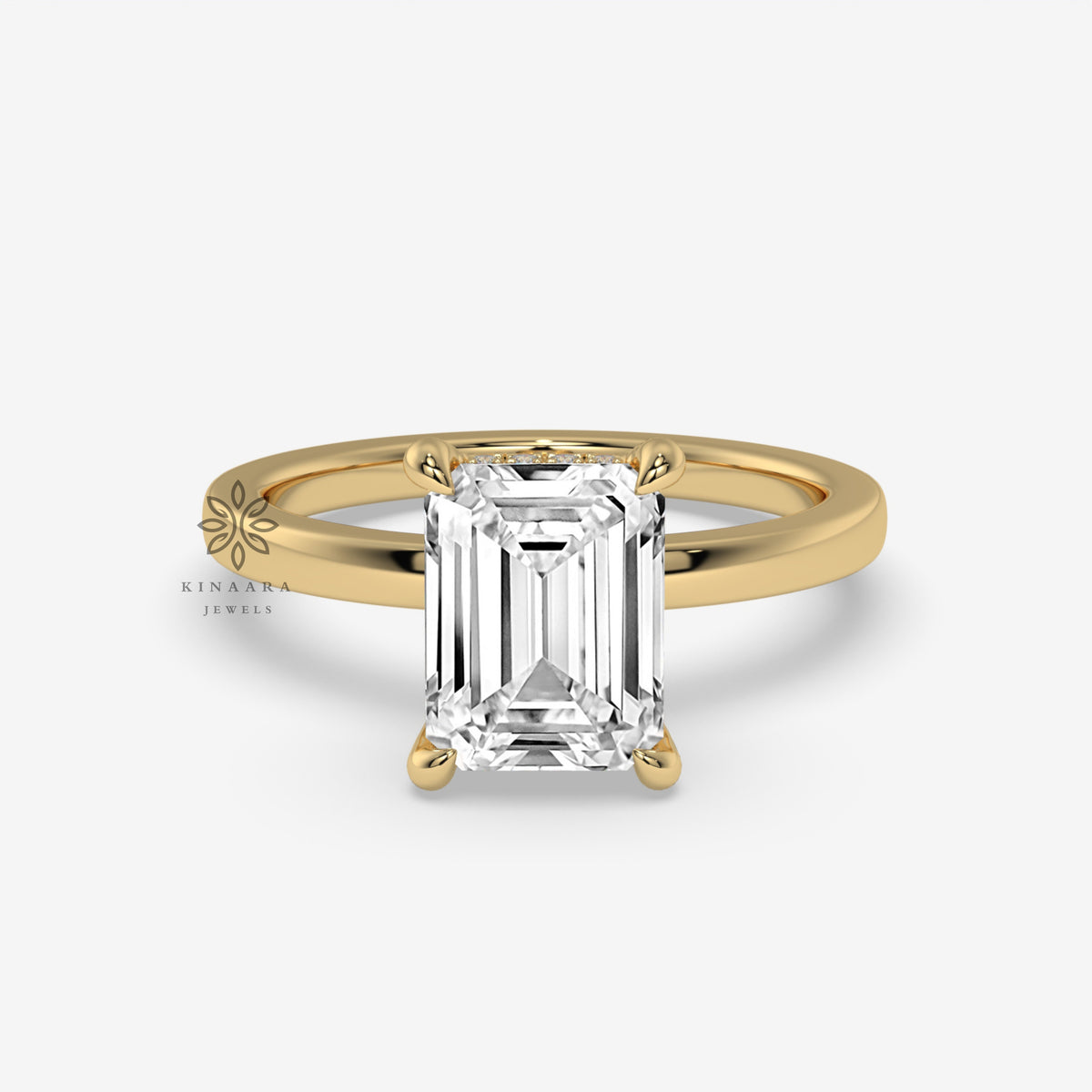 hidden halo engagement ring