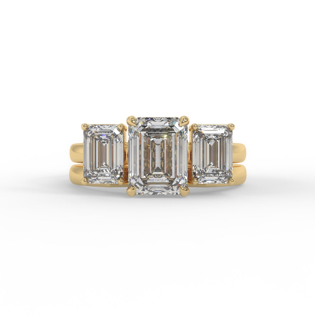 emerald cut engagement rings