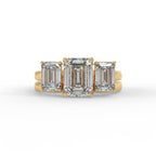 emerald cut engagement rings