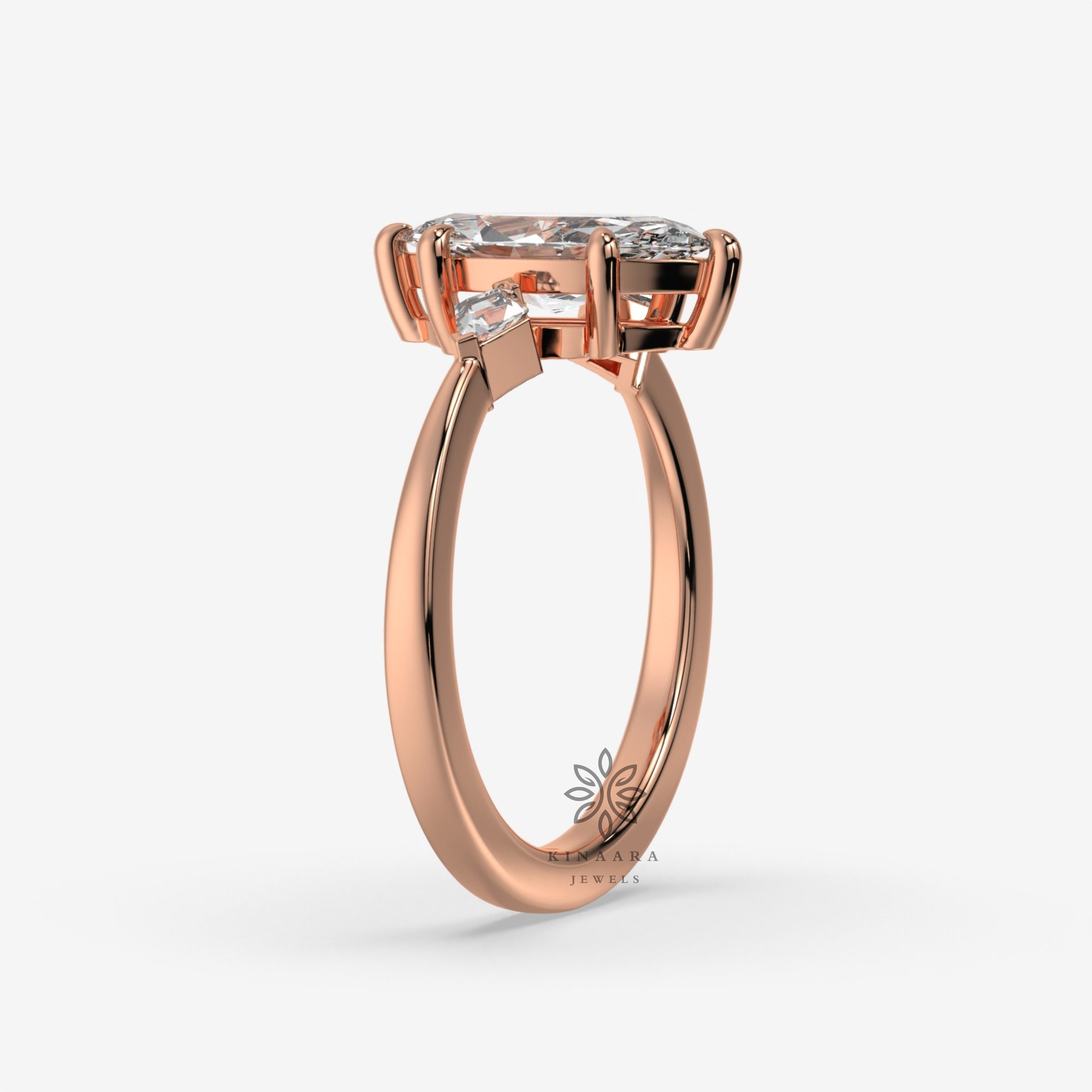 Marquise Engagement Ring 