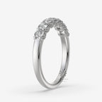 lab grown diamond hidden halo half eternity wedding band4