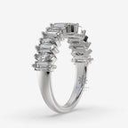 baguette and marquise lab diamond half eternity band3