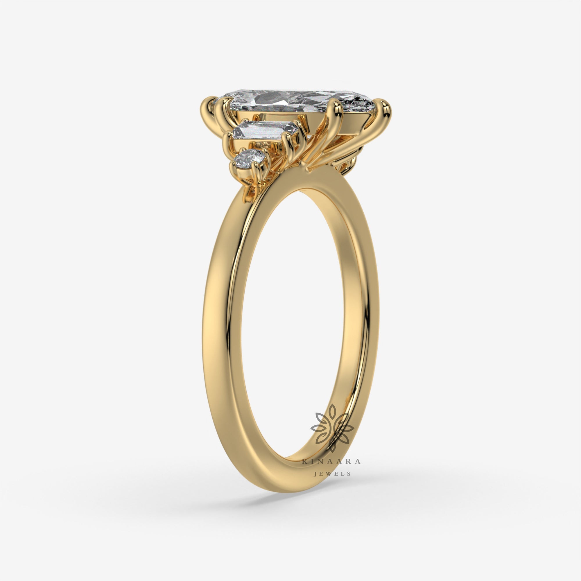 marquise engagement ring lab grown3