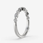 moissanite half eternity band2