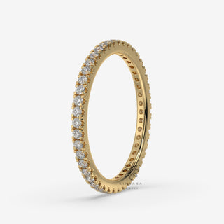 round lab grown diamond half eternity band1