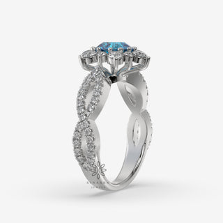 blue moissanite twisted ring1