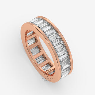 channel set wedding band