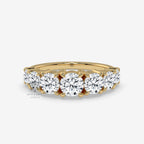 moissanite wedding band