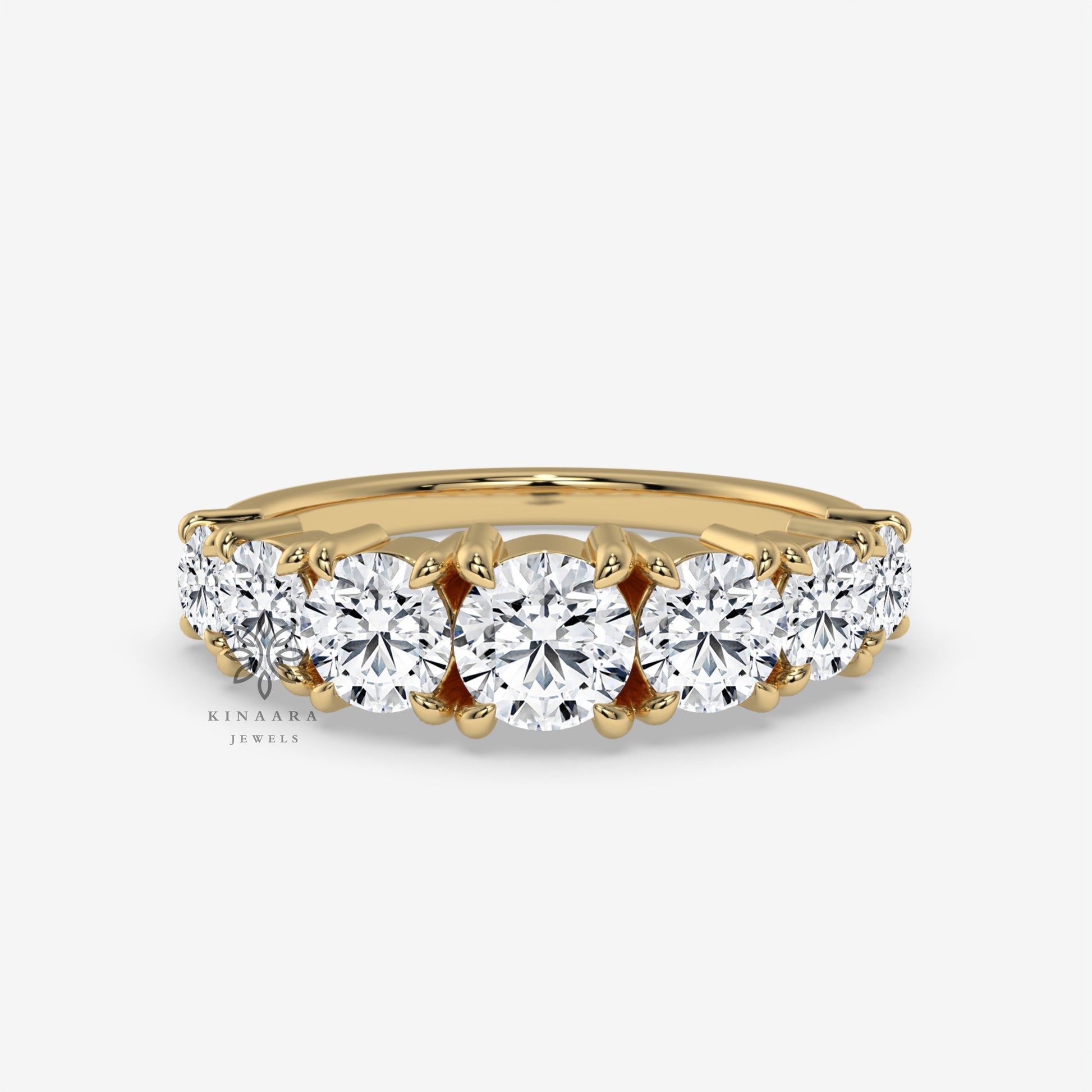 moissanite wedding band