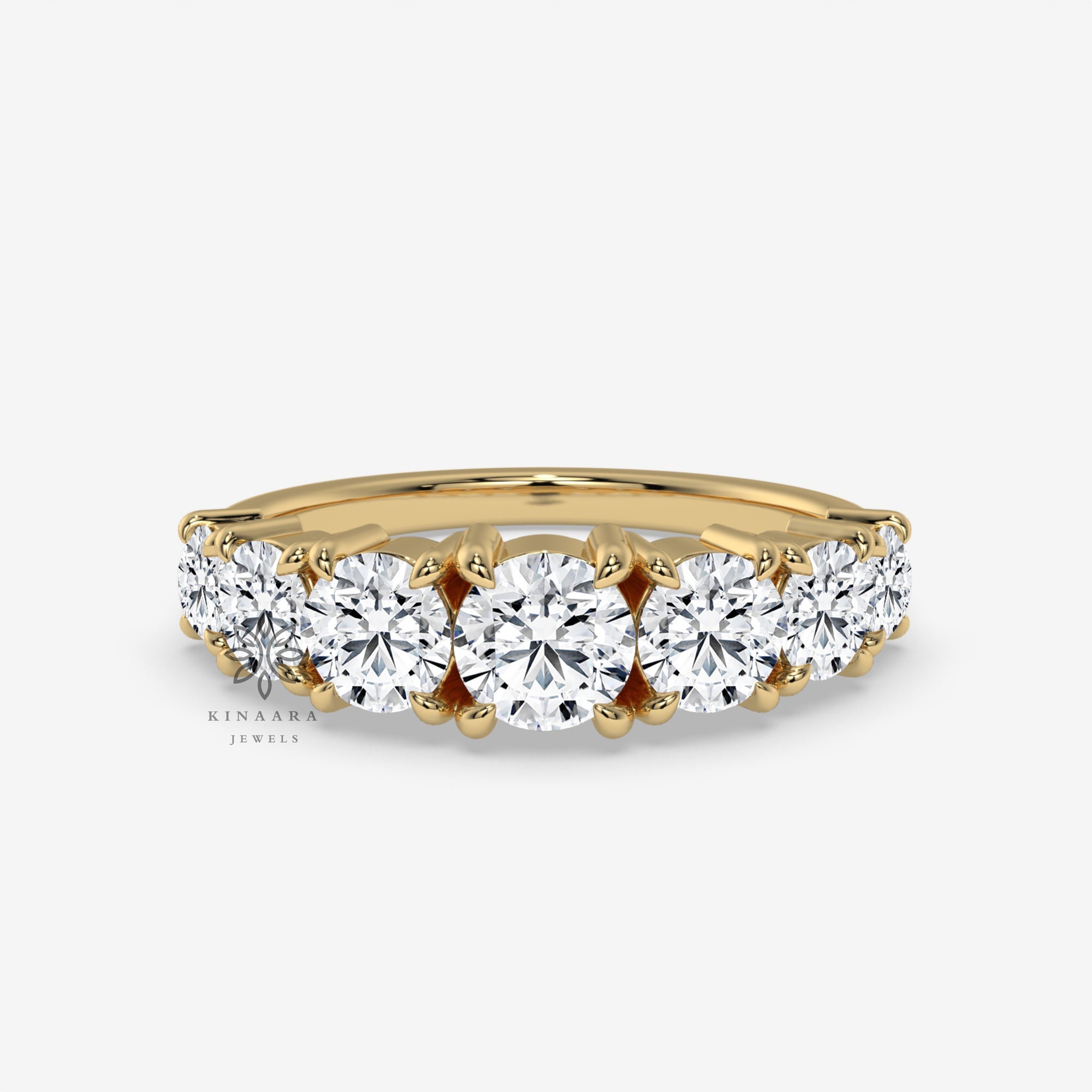 moissanite wedding band