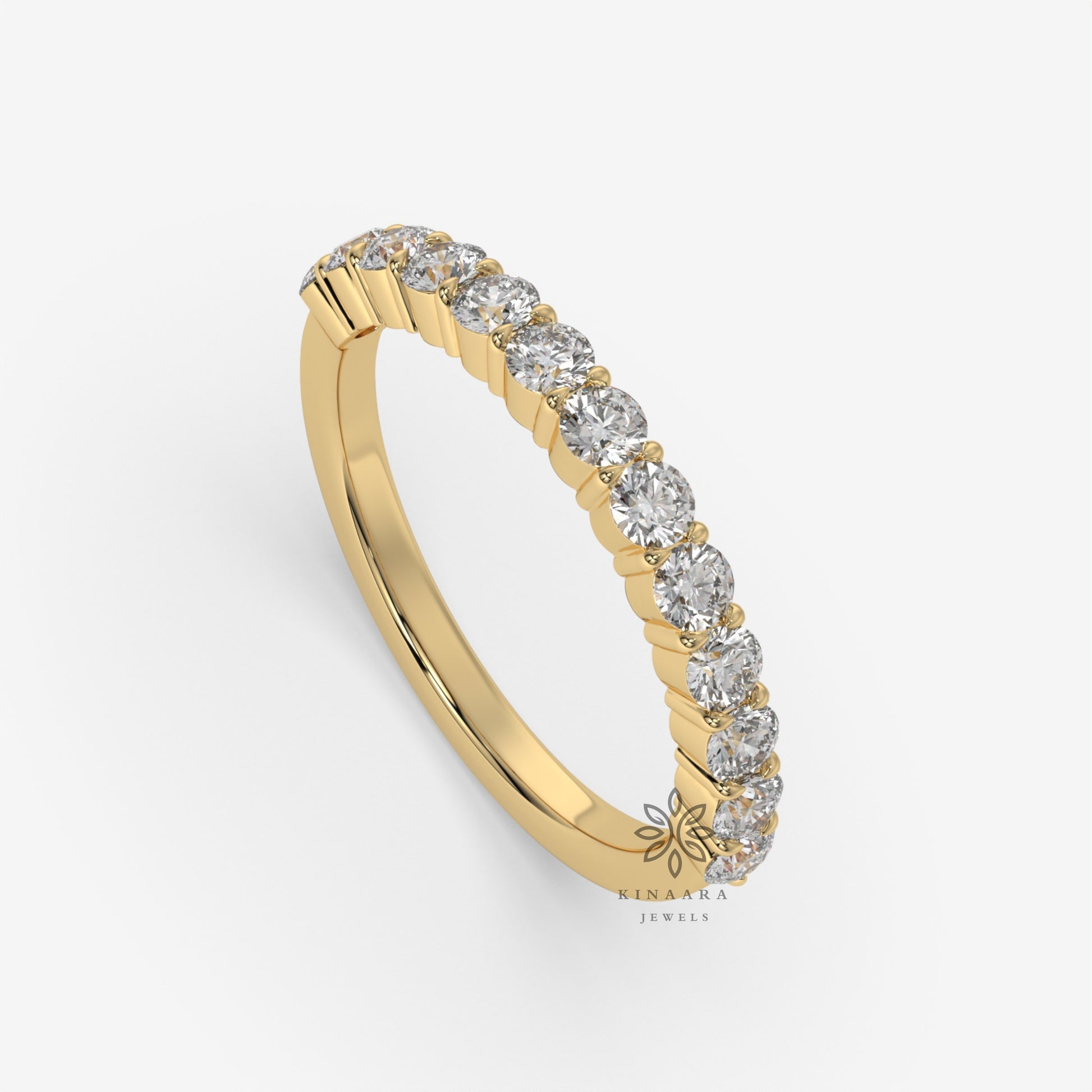 Lab Grown Diamond Full Eternity Wedding Band