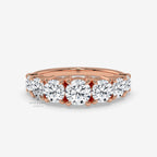 moissanite eternity band