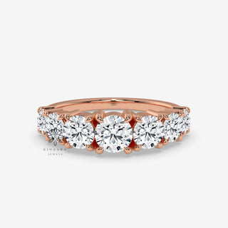 moissanite eternity band