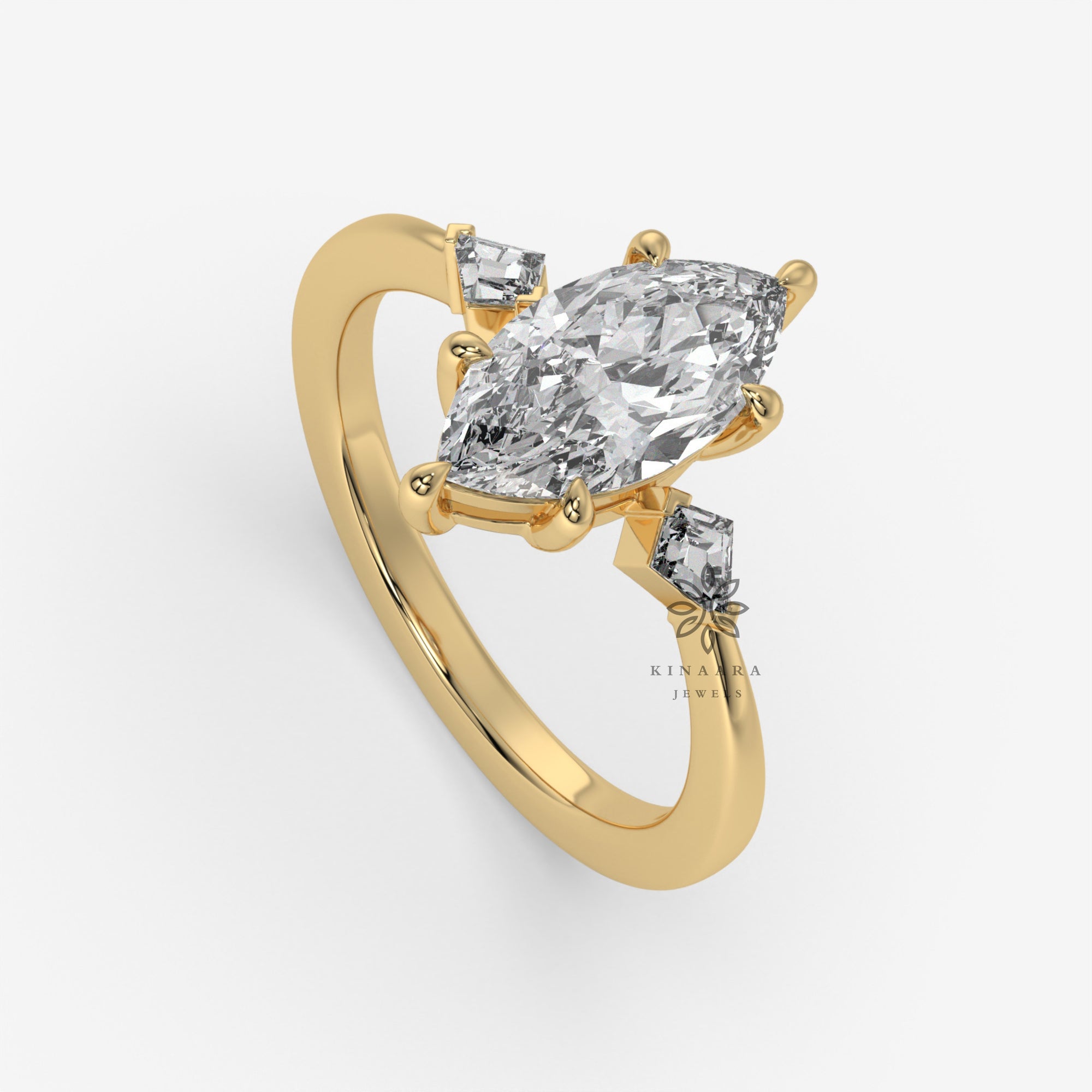 Marquise Engagement Ring 2
