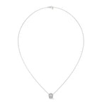 Bezel Setting Diamond Pendant Round Cut