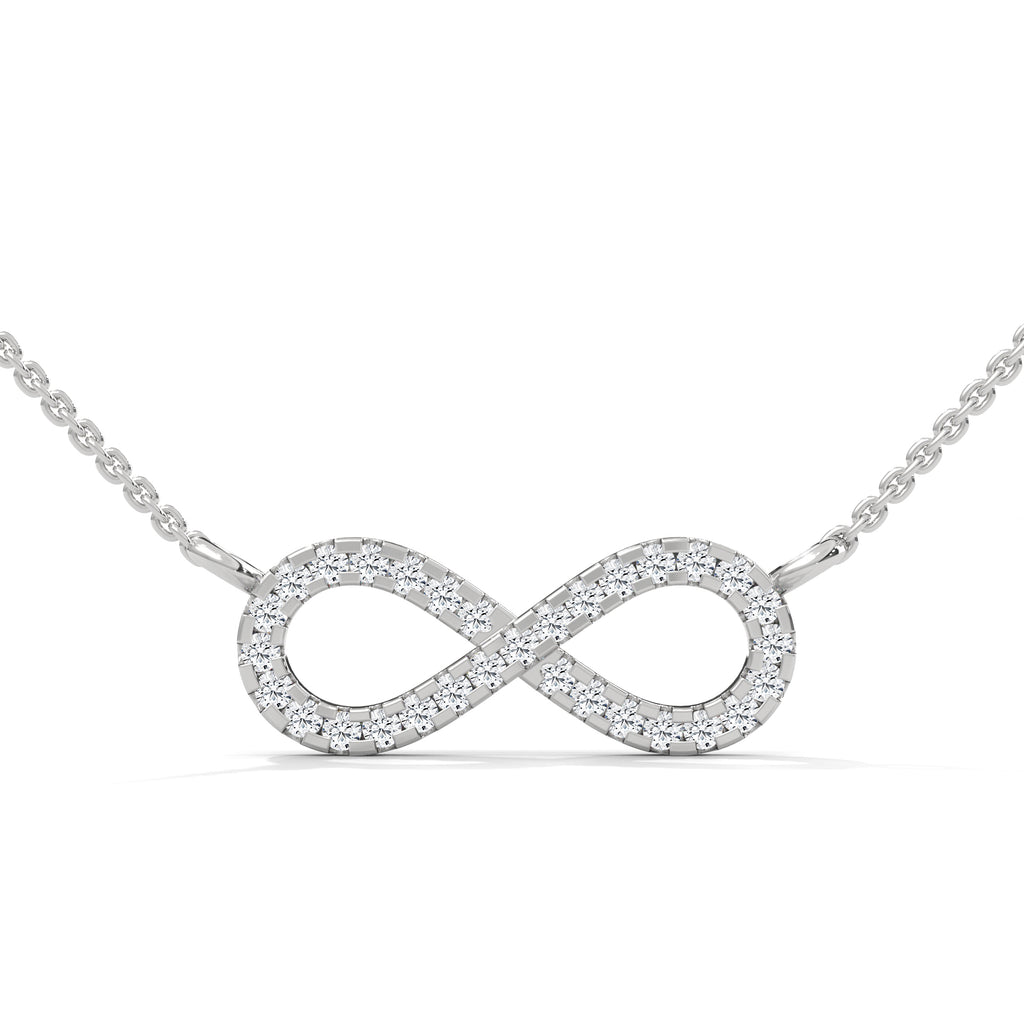 Classic Infinity Diamond Necklace
