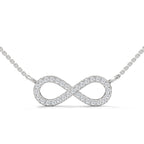 Classic Infinity Diamond Necklace
