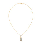 Cluster Diamond Pendant in 10k Gold