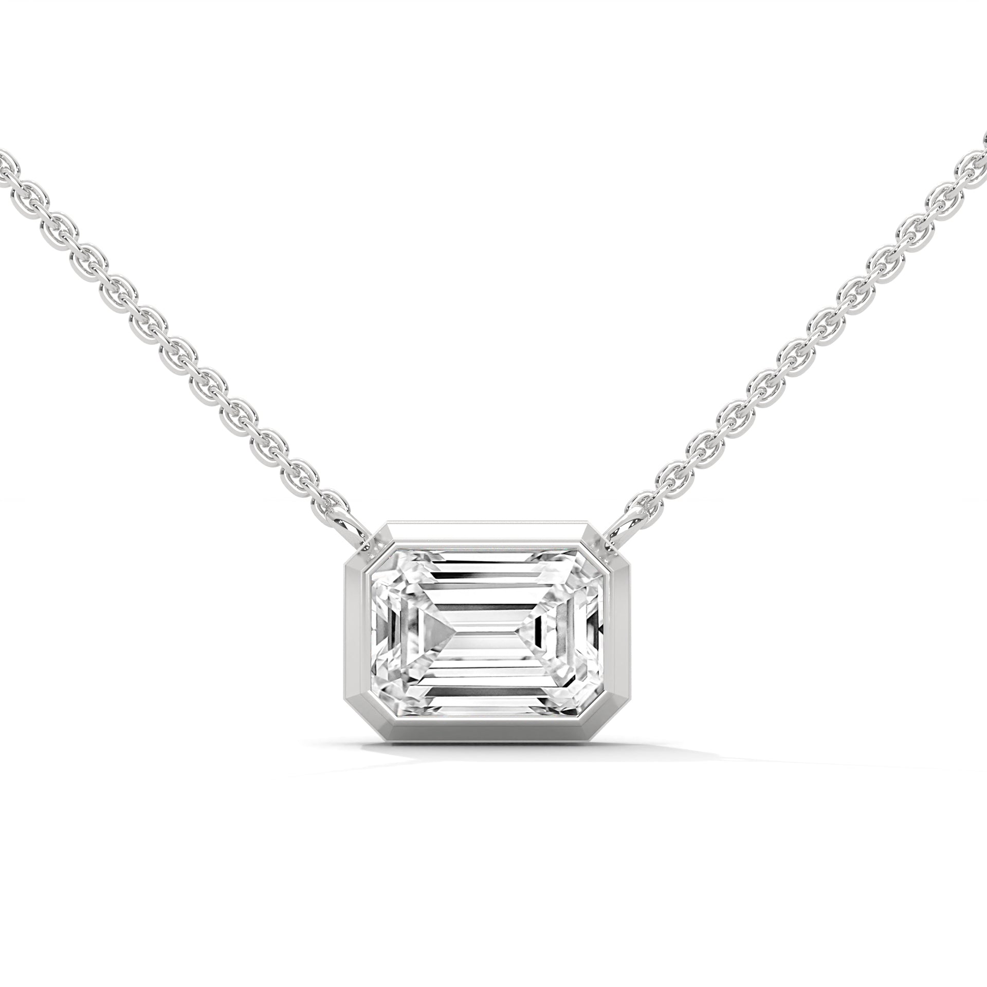 East West Emerald Cut