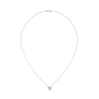 Elegant Cluster Diamond Necklace