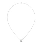 Halo Set Round Cut Lab Grown Diamond Pendant