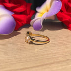 baguette diamond cluster wedding ring