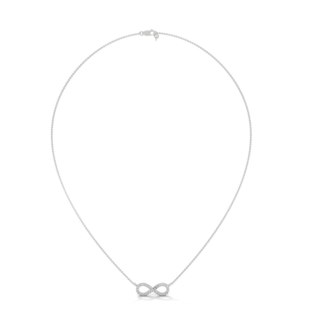 Infinity Design Diamond Necklace