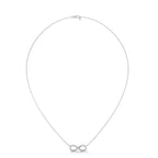 Infinity Design Diamond Necklace