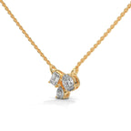 Lab Created Diamond Trio Necklace
