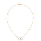 Modern Infinity Diamond Pendant