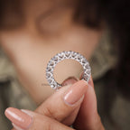 Moissanite Band for Women