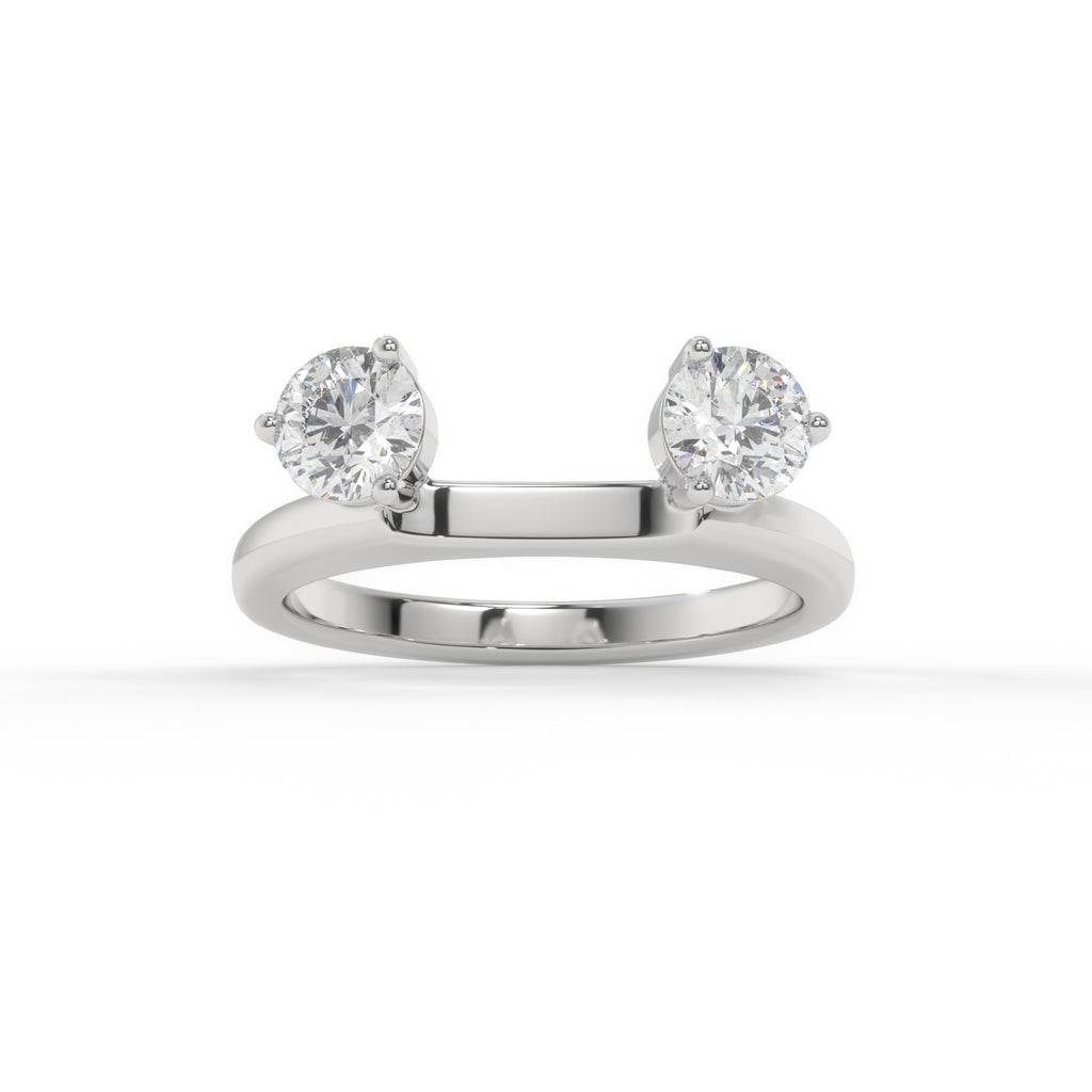 white gold ring enhancer wedding band