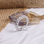 Round Moissanite Weddings Band