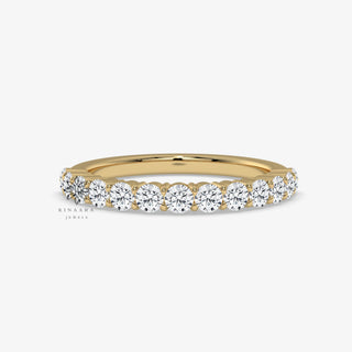 Round_Cut_moissanite_Half_Eternity_Wedding_Band