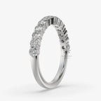 Round_Cut_moissanite_Half_Eternity_Wedding_Band_in_White_Gold