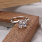 Princess Cut Lab Grown Diamond Solitaire Engagement Ring